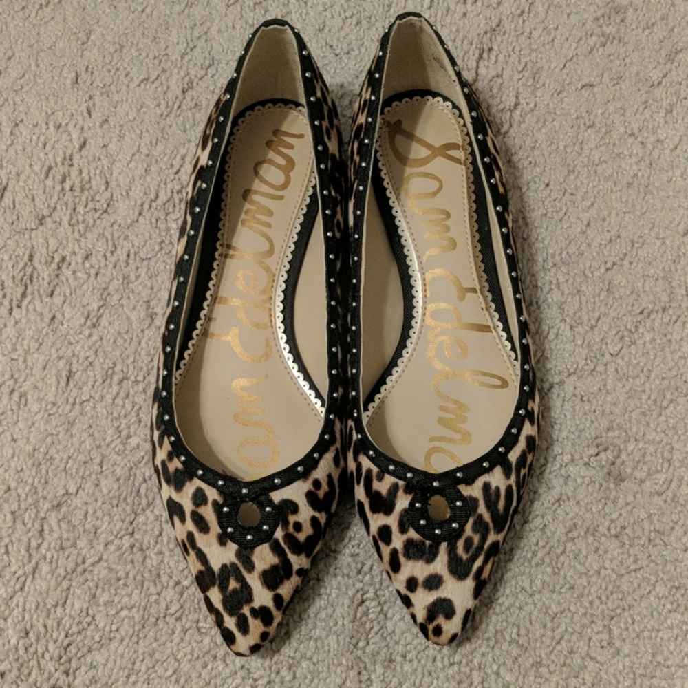 SOLD NWOT Sam Edelman Rini Leopard Calf Hair